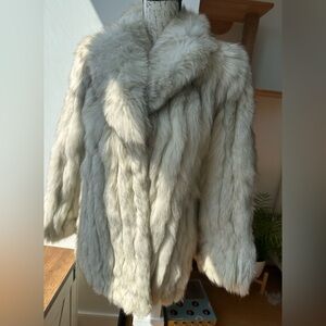 Fox fur coat in pristine condition